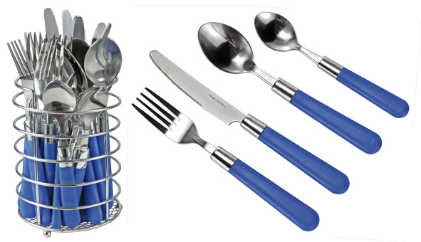 Besteckset - 24 teilig aus Edelstahl