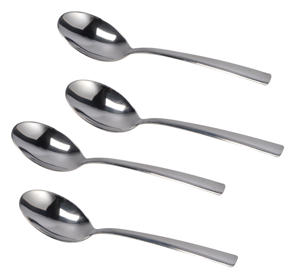Teelöffel-Set 4-tlg. aus Edelstahl 14/1