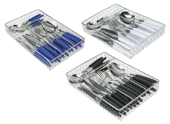 Besteck-Set 24tlg aus Edelstahl mit