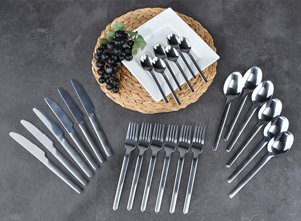 Besteck-Set, 24-Tlg. aus rostfreiem