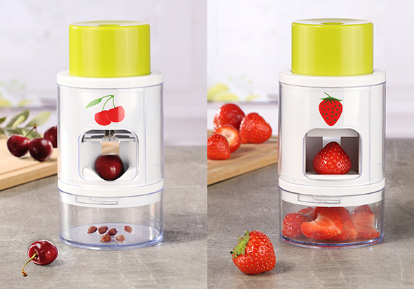 Kirschentkerner und Erdbeerschneider