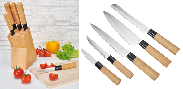 Messerblock-Set 6-tlg.