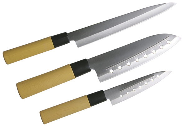 Asia Messerset 3 teilig mit