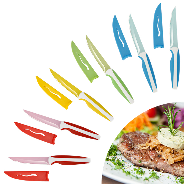 Steak- und Pizzamesser-Set 6tlg.