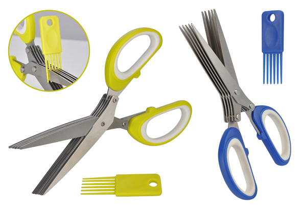 Kräuterschere mit Abstreifer