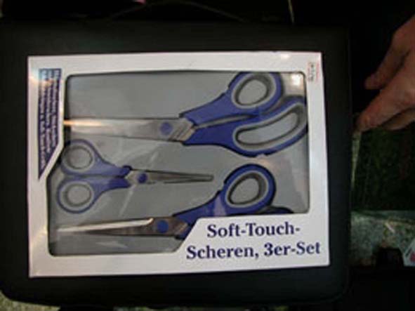 Scherenset 4tlg. mit Softgriffen