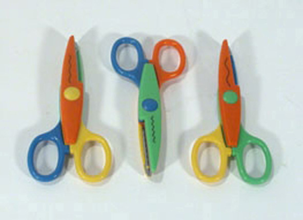 Scheren-Set, 3-tlg, bunt gemustert