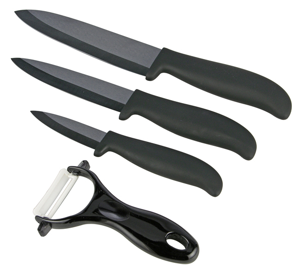 Keramikmesser-Set mit Sparschäler