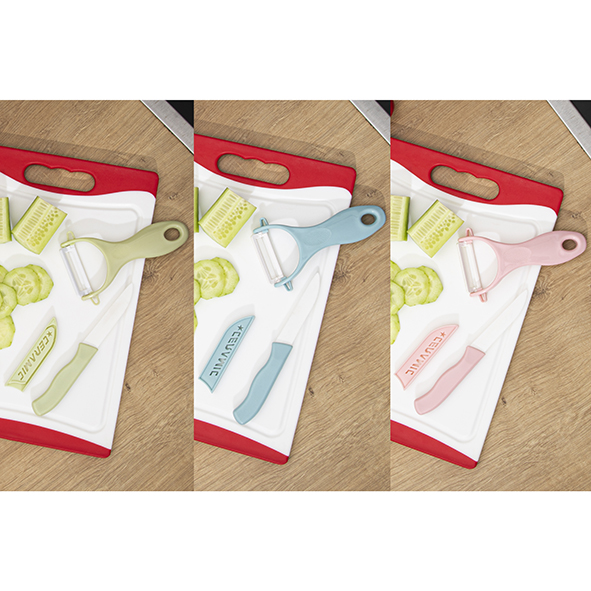 Keramikmesser und Keramikschäler-Set