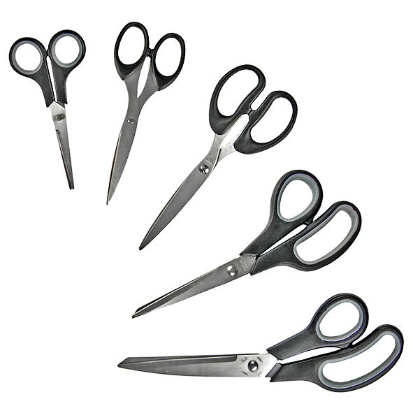 Scheren-Set 5 tlg, aus Edelstahl mit
