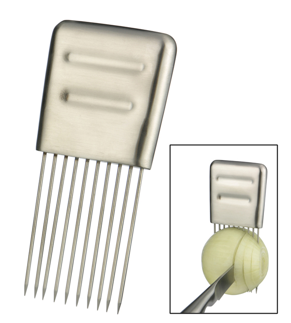 Gemüsehalter aus Edelstahl