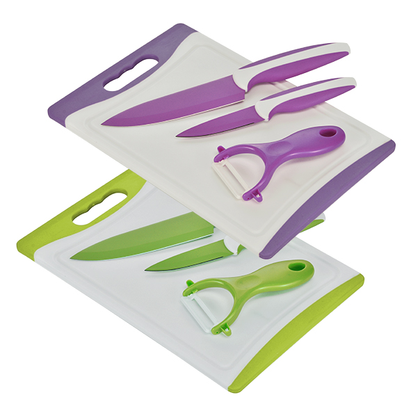 Messer-Set mit Schneidebrett 30x21cm