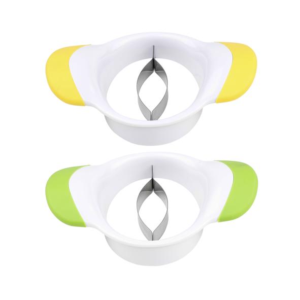 Mangoteiler aus Kunststoff mit Edestahlklinge