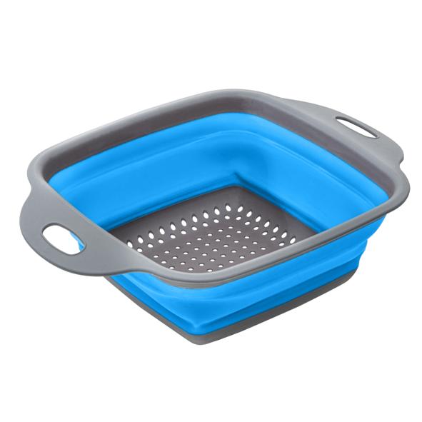 Faltbarer Salatseiher, eckig aus Silikon