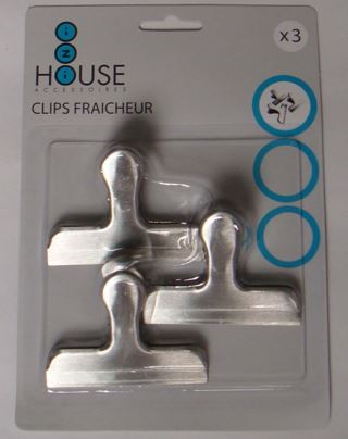 Beutelverschlussklammern 3er Set