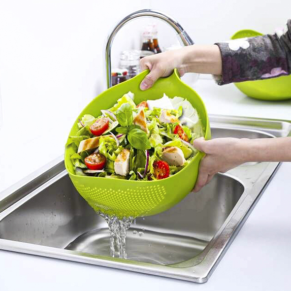 Salatseiher aus Kunststoff