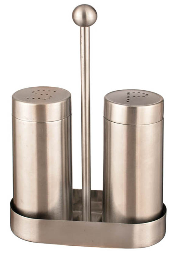 Salz- und Pfefferstreuer-Set aus Edel-