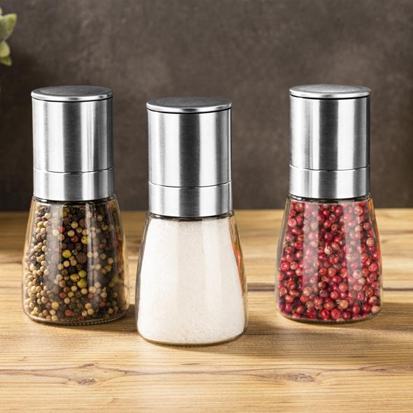 3er Set Gewürzmühlen