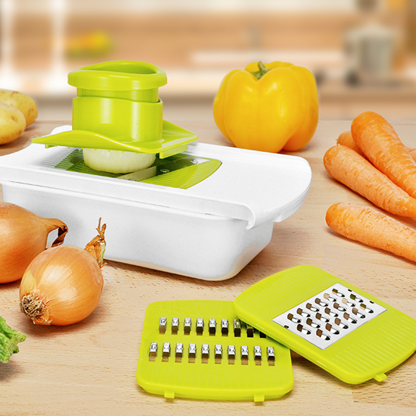 Gemüsereibe mit Auffangschale