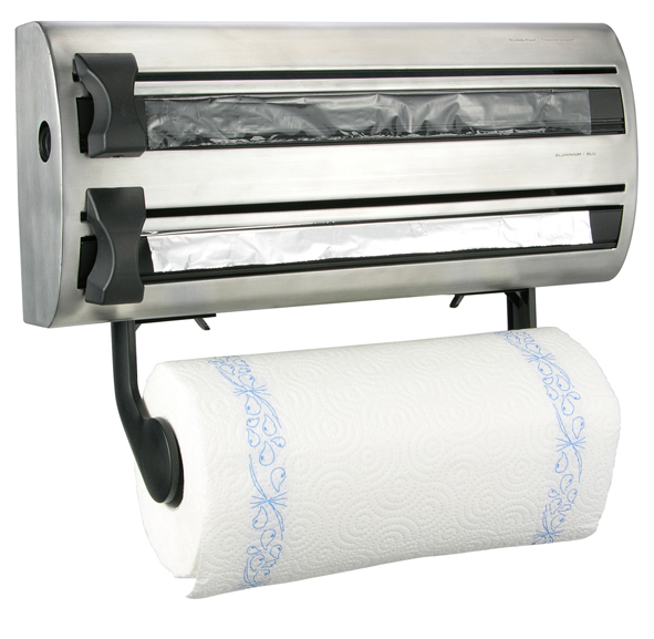 Küchenrollen- und Folienhalter/schneider