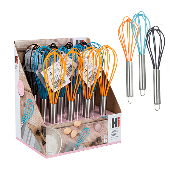 Schneebesen im Display