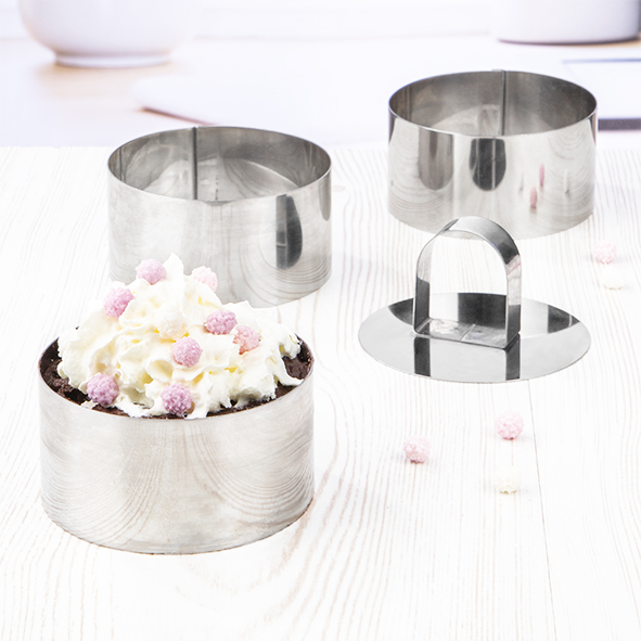 Dessertring-Set 4-tlg., rund