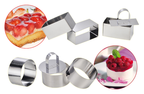 Dessertform-Set 4-tlg.sortiert