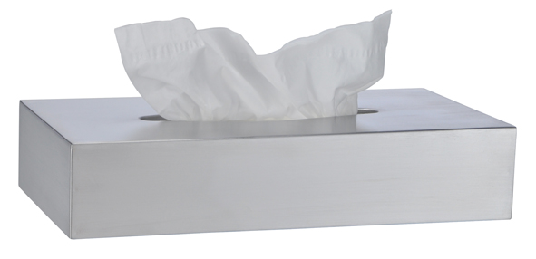 Kosmetiktuch-Box aus Edelstahl