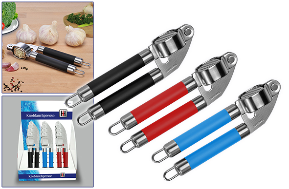Knoblauchpresse mit Soft-Touch-Griffen