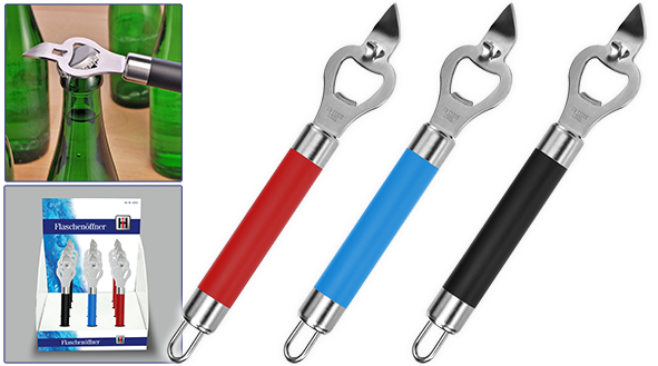 Flaschenöffner mit Soft-Touch-Griffen