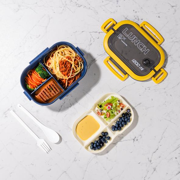 Lunchbox, 1200ml,  6 Fächer