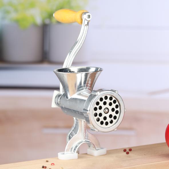 Fleischwolf mit Schraubvorrichtung