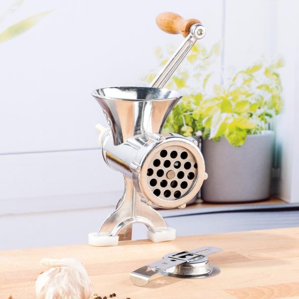 Fleischwolf mit Schraubvorrichtung