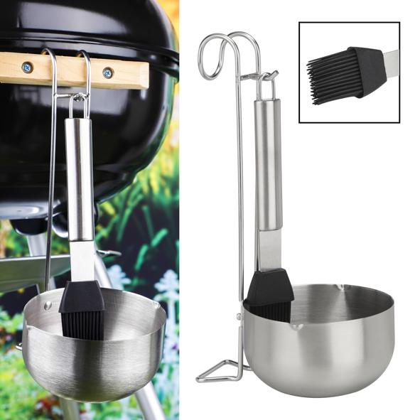 Marinadentopf mit Silikonpinsel