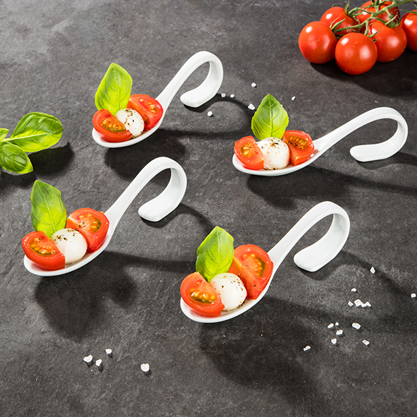 Gourmetlöffel aus Porzellan 4-er Set