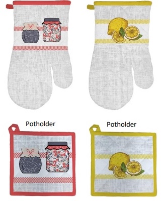 Mischkarton Topflappen, Ofenhandschuh