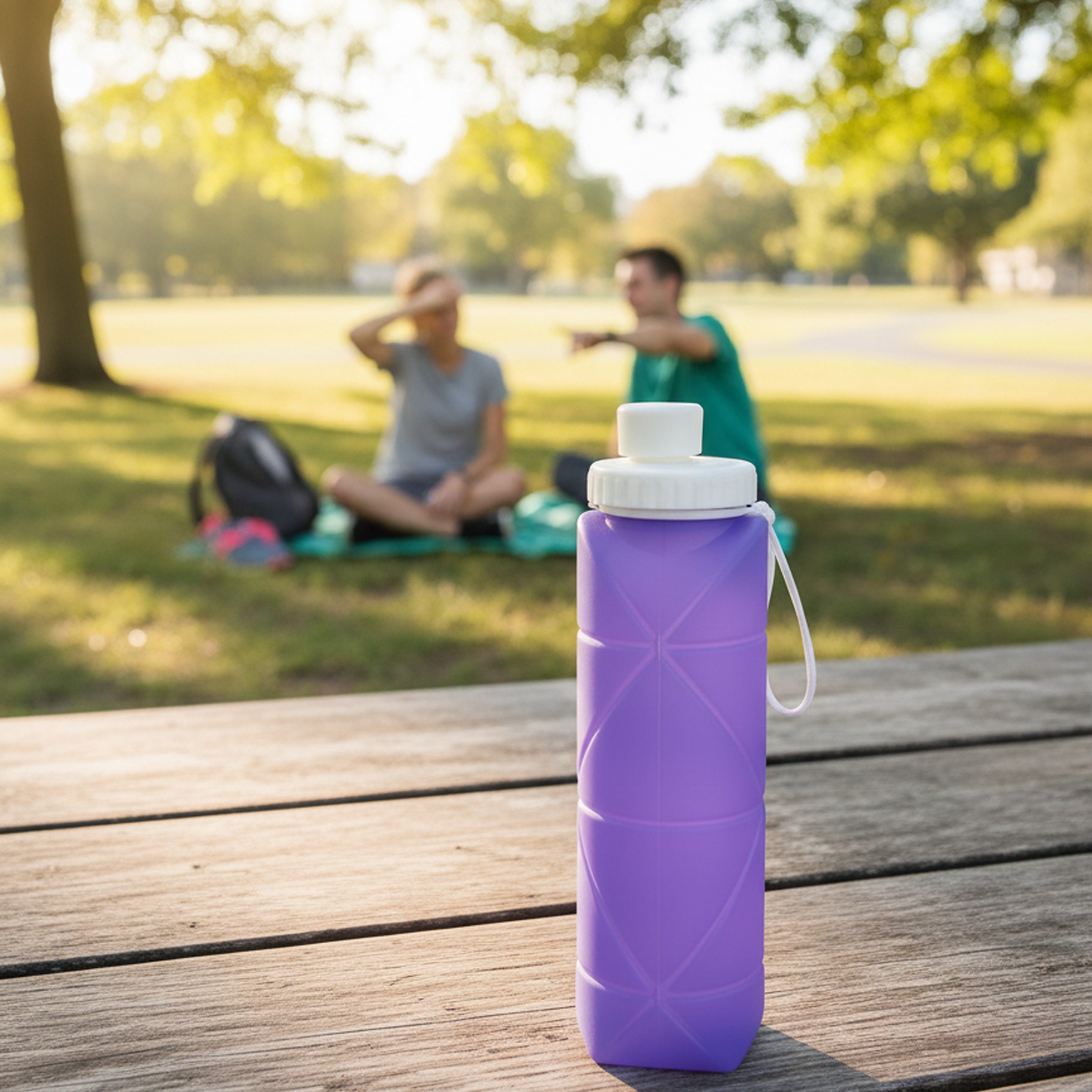 Faltbare Trinkflasche, ca. 600ml