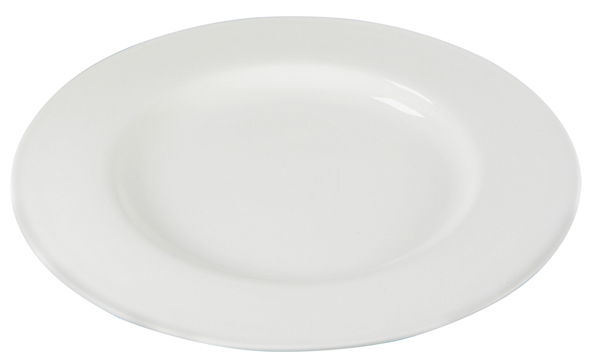 Flacher Porzellan-Teller