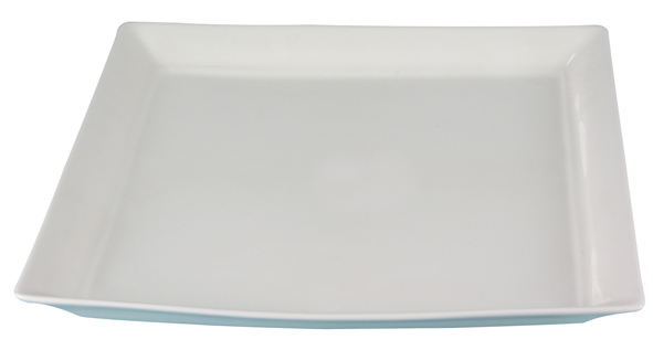 Eckige Porzellan-Platte