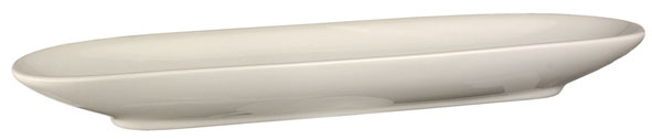 Servierschale aus weißem Porzellan