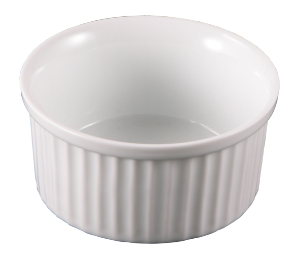 Schale aus weißem Pozellan