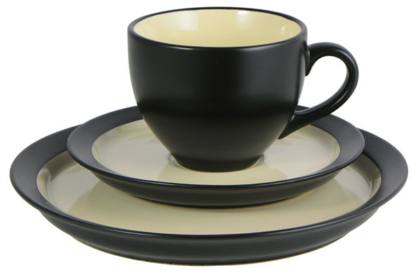 Kaffee - Service 12 teilig aus Steingut