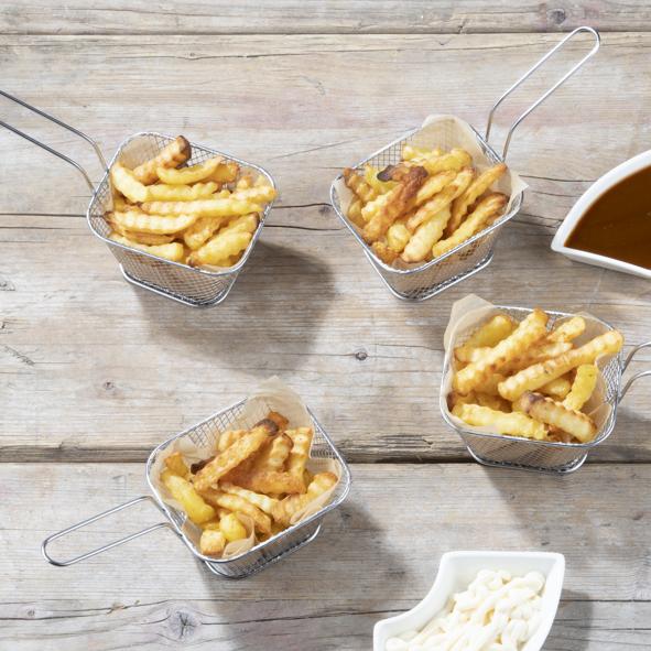 Pommes Frittierkorb  4er Set