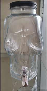 Getränkespender aus Glas, 4L