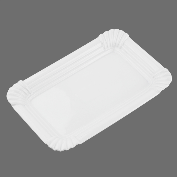 Würstchenteller aus Porzellan