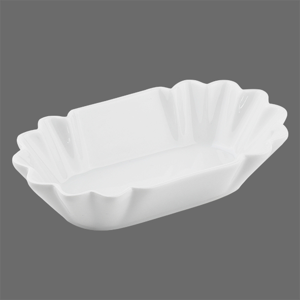 Pommesschale aus Porzellan