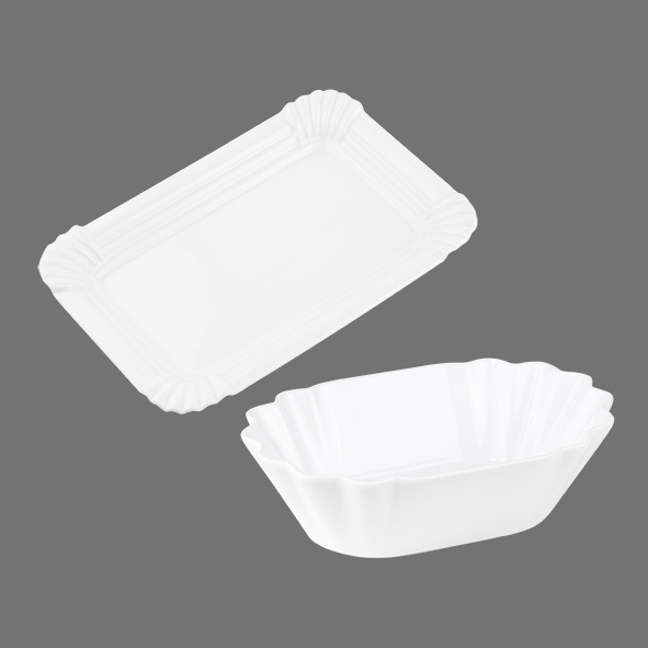 Porzellangeschirr, sortiert