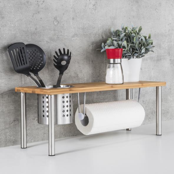 Küchenregal aus Bambus