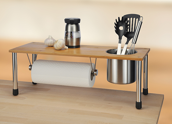 Küchenregal aus Bambus