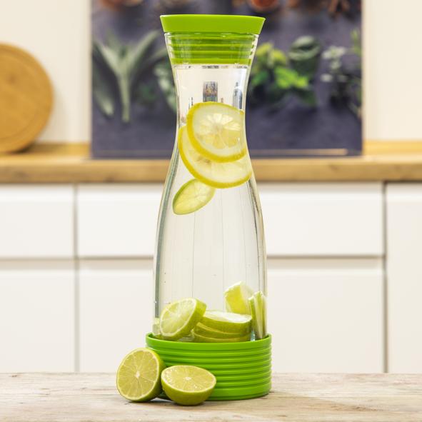 Wasserkaraffe aus Glas, ca. 1,25l